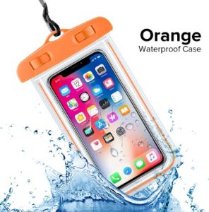 SUPERSPORT 6.8 inch Luminious Phone Case FREE Lanyard Touchable Underwater Waterproof Phone PVC Pouch Cover Bag