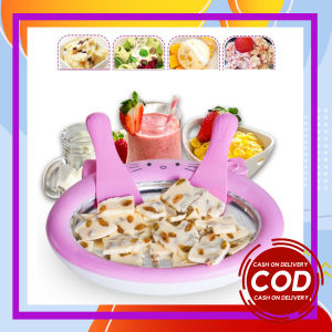 Ice Cream Roll Maker Cetakan Es Krim Piring Pembuat Es Krim