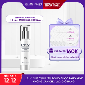 Serum Loại Bỏ Nám Tầng Sâu Và Phục Hồi Tái Tạo Da Ngừa Dãn Mao Mạch Ngừa Mẩn Đỏ Vùng Chũ T SkinMD Pure Whitenol Serum 50ml