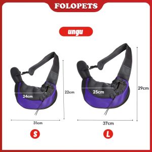 FOLOPETS Tas Selempang Pet Carrier 600d Tas Gendong Anjing Kucing Hewan Peliharaan