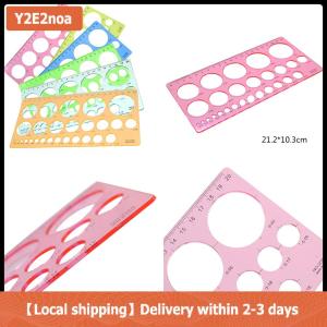 【Local shipping】 1X thước kẻ xếp nếp Bộ dụng cụ tạo mẫu giấy xếp nếp Khổ tròn tự làm