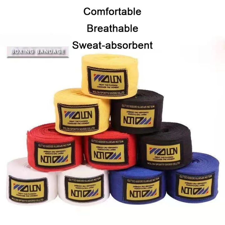 2PCS 5m Boxing Equipment Bandage Cotton Elastic Hand Strap Sanda Muay