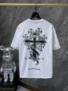 Chrome HeartChrome Heart 25 รุ่นใหม่แขนสั้นผู้ชาย T เสื้อ