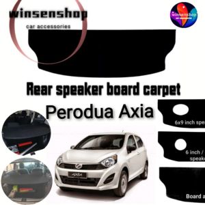 Perodua Axia (all spec)  bonet rear speaker board carpet set and carpet black 200cmx50cm winsenshop