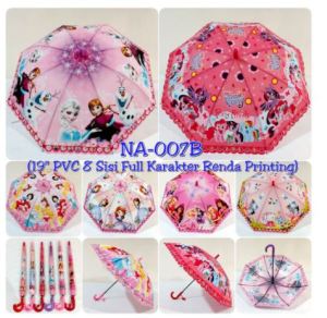 PAYUNG FROZEN HELLO KITTY DORAEMON / PAYUNG ANAK PVC KARAKTER/Payung Anak Renda / Payung Anak Motif / Payung Karakter Kartun