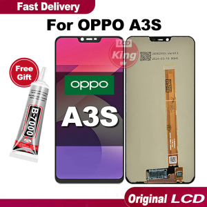 LCD OPPO A3S Original Free LEM Touchscreen asli ori Meningkatkan Kecerahan FHD Kualitas Terbaik