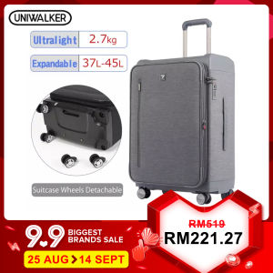 Uniwalker Business Suitcase Ultralight Luggage 28 Inch Men Trolley TSA Password Lock Box Portable Student Expandable Luggages (standard Edition)Deluxe Spinner Wheel Travel