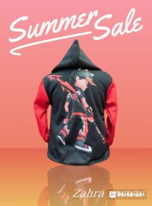 TERLARIS JAKET SWEATER HODDIE ANAK BOBOBOI HALILINTAR USIA 1 s/d 12 TAHUN ZIPPER BAHAN TEBAL