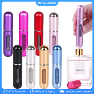  5ml Mini Perfume Bottle Refillable Spray Atomizer Bottle Travel Empty Cosmetic Containers