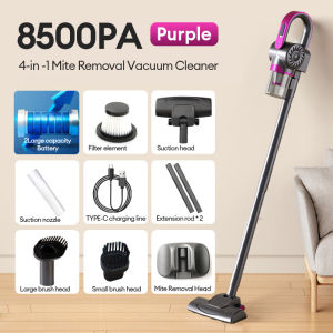 Handheld Cordless Vacuum Cleaner 109999Pa 8in1 UV Strong Suction 2 Gear Mode Mite Removal Portable Lightweight-Vacuum Cleaner Car Vacuum For Floor/Sofa/Bed