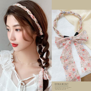 Turban Hair Tie Scarf Long Headbands Women Handle Bags Scrunchies Ribbon Wristband Fashion Hairband Hair Accessories