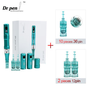 New Dr Pen A6S Electric With 12pcs Needl-esHead Wireless Microneed-ling Professional Derma Auto Micro Mesotherapy Beauty Machine