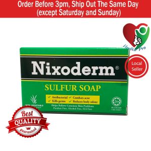 Nixoderm Sulphur Soap / Nixoderm Sulphur & Salicylic Acid Soap 100g + free lotion EXP: 2/2027