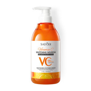 BOOM Beauty SADOER Vitamin C Body Wash 520ml Whitening Shower Gel Long Lasting Moisturizing Brighten Skin Body Care