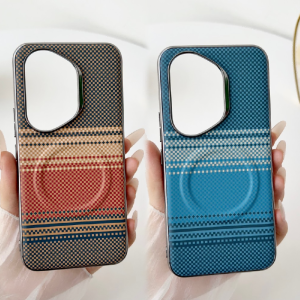 For Huawei Honor 400 Pro Case Hard Carbon fiber Magnetic wireless charging Protective Back Cover For Honor 400 400Pro Shell