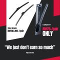 Kamatto Hydrophobic Silicone Windshield Wiper With Water Repellent Coating Properties (1 PC). 