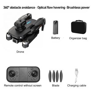 DJI level Mini Drone 5.5 Inch Screen Remote UAV Camera Drone Brushless With Foldable Wifi FPV HD