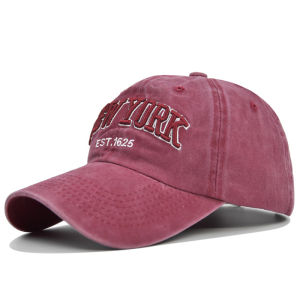 Topi Baseball NEW YORK EST 1625 Hat Cap Casual Sport Distro (Dicuci Hitam)