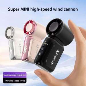 Rechargeable Mini Fan 4000mAh Portable USB Fan | Powerful Personal Cooling Fan for Travel Outdoor Home & Office