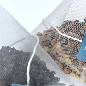 100 pcs đơn giản để sử dụng túi trà Infuser với chuỗi chữa lành con dấu quà tặng cho nhà bếp dùng một lần Nylon đồ pha trà túi