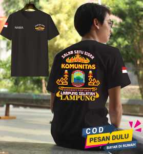 Kaos Komunitas Kabupaten Lampung Selatan  LAMPUNG + BONUS STICKER