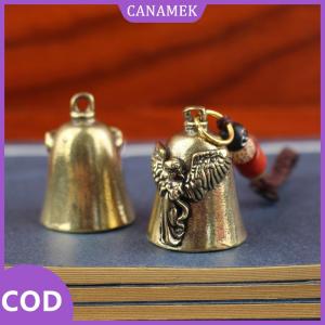 CANAMEK✨ Cổ Điển Đồng Thau Chuông Cánh Trang Trí Người Giám Hộ Chuông Keychain Thiên Thần Cứu Trợ Treo Trang Trí Nội Thất