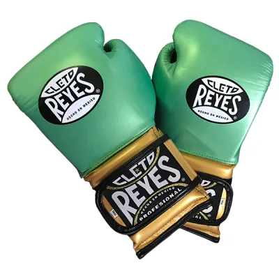 [Official Distributor] Cleto Reyes Professional Velcro Boxing Gloves (WBC Green)