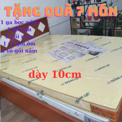 Nệm dày 10cm cao su non thăng lợi chính hãng giá tại nhà máy
