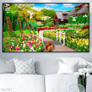 Tranh 3D - Phong cảnh thiên nhiên.