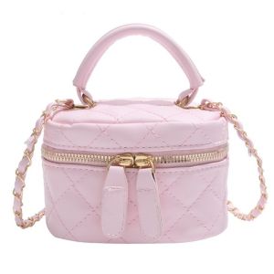 GOODOO Multi-Color Diamond Quilted Leather Bucket Bag Mini with Gold Chain Shoulder Strap Crossbody Bag Elegant Checkered Pattern Shoulder Bag for Women