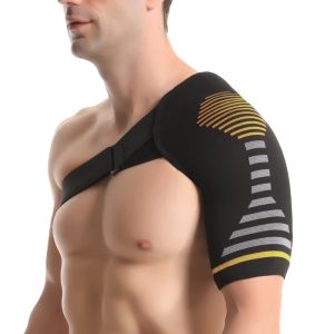 SJJL Elastic Shoulder Orthopedic Brace Compression Breathable Fabric Orthopedic Brace  Pain Relief Rotator Cuff Other Shoulder Injuries