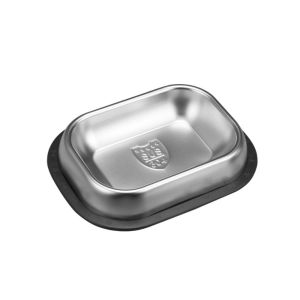 ONFIN With Silicone Ring Stainless Steel Pet Bowl Feeder Bowl Non-Slip Cat Bowl Pets Accessories Durable Dog Bowl for Dog/Cat