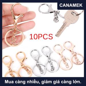 【CANAMEK】 10 chiếc móc chìa khóa tự làm móc chìa khóa phát hiện trang sức móc khóa kẹp tôm hùm làm