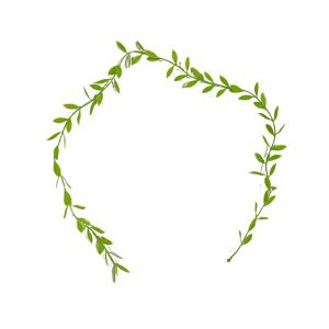 BRISA 10pcs Green Leaves Artificial Willow Vine Realistic Plastic Willow Leaf Lamp Decor Trailing Flower Handmade Willow Leaf Wreath Wall Hanging
