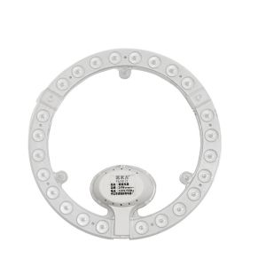 LED แผงไฟเพดาน 12W/18W/24W/36W/48W หลอดLEDสำหรับโคมเพดานกลมตัวใช้แทนหลอดนีออนกลมรุ่นประหยัดพร้อมเต๋าต่อสายไฟแม่เหล็ก