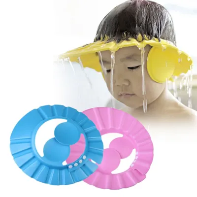 [HCM]NÓN GỘI ĐẦU CHẮN NƯỚC CHO BÉ CÓ VÀNH TAI CHỐNG NƯỚC HIỆU QUẢ - MŨ GỘI ĐẦU CHO BÉ - MŨ TẮM - MŨ TRẺ EM CHỐNG NƯỚC CÓ NHIỀU NẤC ĐIỀU CHỈNH VỪA VỚI VÒNG ĐẦU CHO BÉ