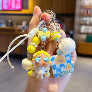 DIY Little Crybaby Keychain Doll Pendant Bag Beaded Keychain Doll Pendant