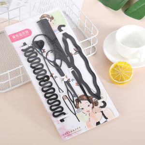 6pcs/Set Magic Donut Bun Maker DIY Women Hair Accessories Braid Styling Hairstyle Braiding Tools