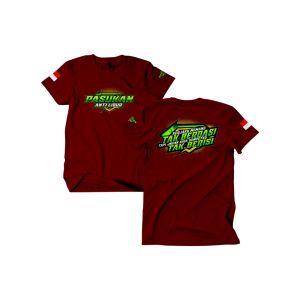 KAOS DISTRO// PASUKAN ANTI LIBUR VOL- 5 AD (kerjaku memang tak berdasi) COTTON COMBED 24S( LEBIH TEBAL DARI 30S )