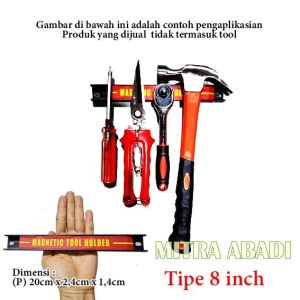 MAGNETIC TOOL HOLDER HANGING RACK - Alat Gantung Perkakas Magnet