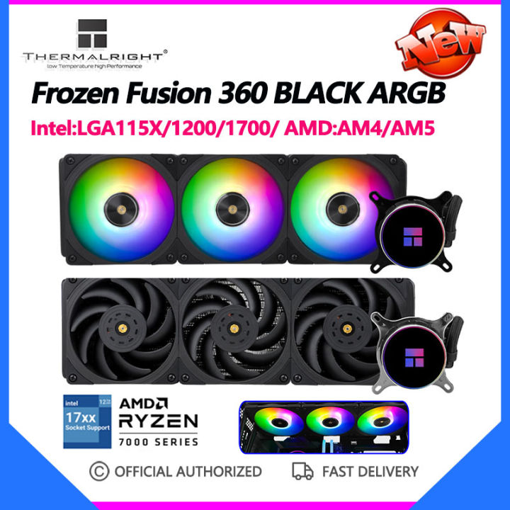 Thermalright Frozen Fusion 360 BLACK ARGB Integrated Water Cooling ...