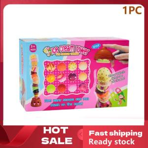🚚【Local Express Delivery】🚚 Pretend Play Kids Kitchen Toy Set Stackable Ice Cream Educational Birthday Gift Tabletop Game Early Educational Toy