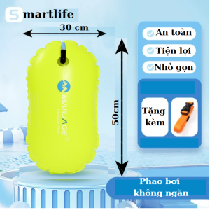 Phao bơi phao cứu hộ cứu sinh buộc người có van thổi một chiều an toàn cho người lơn và trẻ em