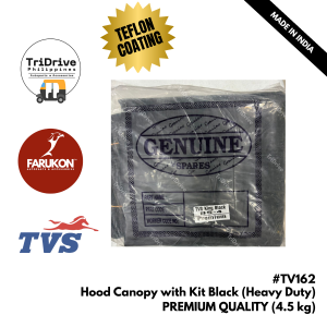 TVS King Duramax Hood Canopy with Kit Black (Heavy Duty) BS4