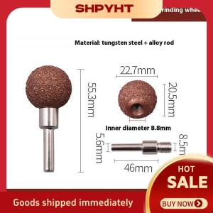 SHPYHT Xe đánh bóng bánh xe sửa chữa lốp mài đầu 22mm 25mm vonfram thép lốp mài đầu công cụ sửa chữa