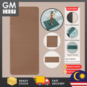 GMSHOP Extra Large Foldable Yoga Mat With Thickened Non Slip Surface For Home Fitness Soundproofing And Shock Absorption Tikar Yoga