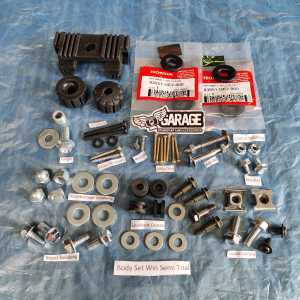 Baud Body Honda Win Trail Fullset Baut bodi set Win Tahun Muda Tua Semi Trail FULLSET BAUD MUR RING KARET GOOD QUALITY