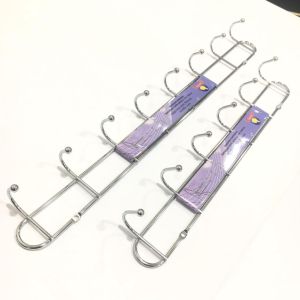 KAPSTOK STAINLESS BESAR TEBAL PREMIUM GANTUNGAN BAJU DINDING CANTOLAN CAPSTOCK BESI 8 DAN 6 KAIT