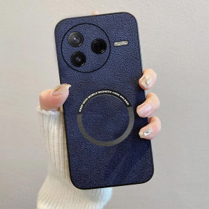 Case Compatible Poco F7 Pro Case Magnetic Softcase Luxury Leather Magsafe