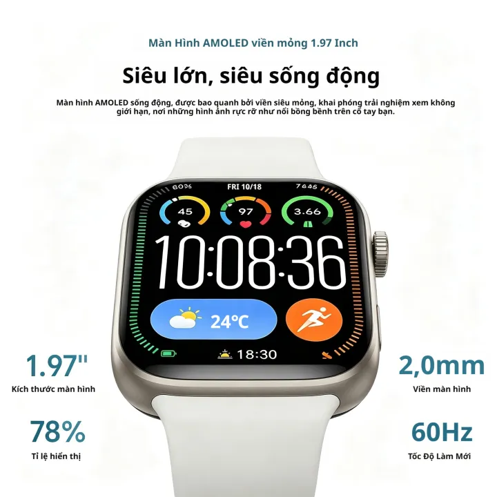 Đồng hồ thông minh HONOR Watch X5i, Màn hình AMOLED 1.97, Gọi Bluetooth, Pin 21 ngày, 109 chế độ thể thao, Theo dõi sức khỏe cả ngày, Chống nước IP68 | BigBuy360 - bigbuy360.vn Đồng hồ thông minh HONOR Watch X5i, Màn hình AMOLED 1.97, Gọi Bluetooth, Pin 21 ngày, 109 chế độ thể thao, Theo dõi sức khỏe cả ngày, Chống nước IP68 | BigBuy360 - bigbuy360.vn